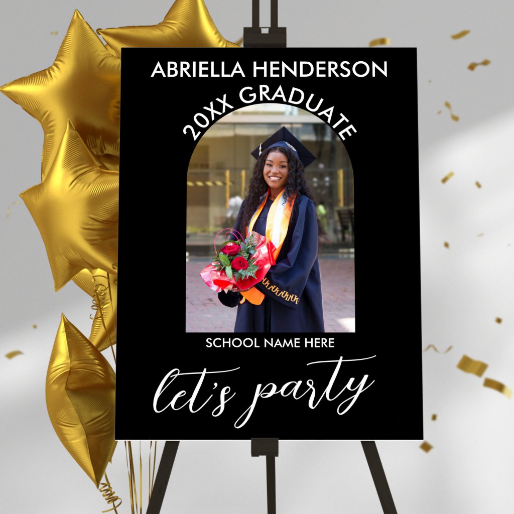Photo Graduation Party Welcome Sign