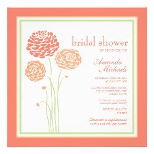Spring Bridal Shower Invitations