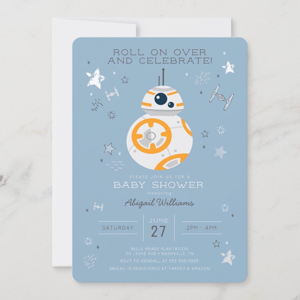 Star Wars | BB-8 Baby Shower Invitation