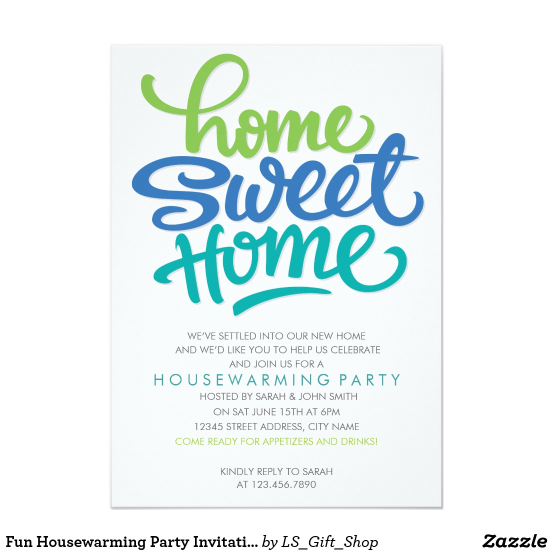 Modern Housewarming Party Invitations 