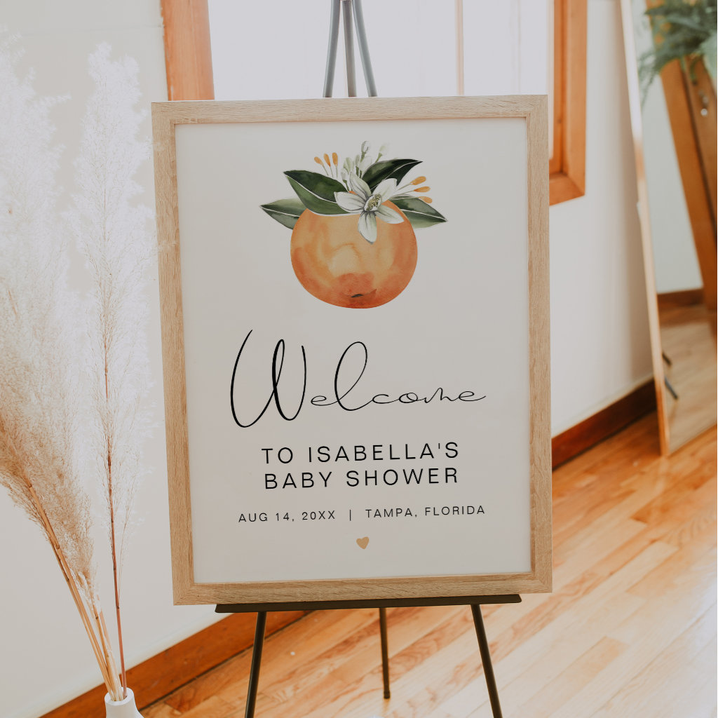 Top 10 Fruit Themed Baby Shower Welcome Signs