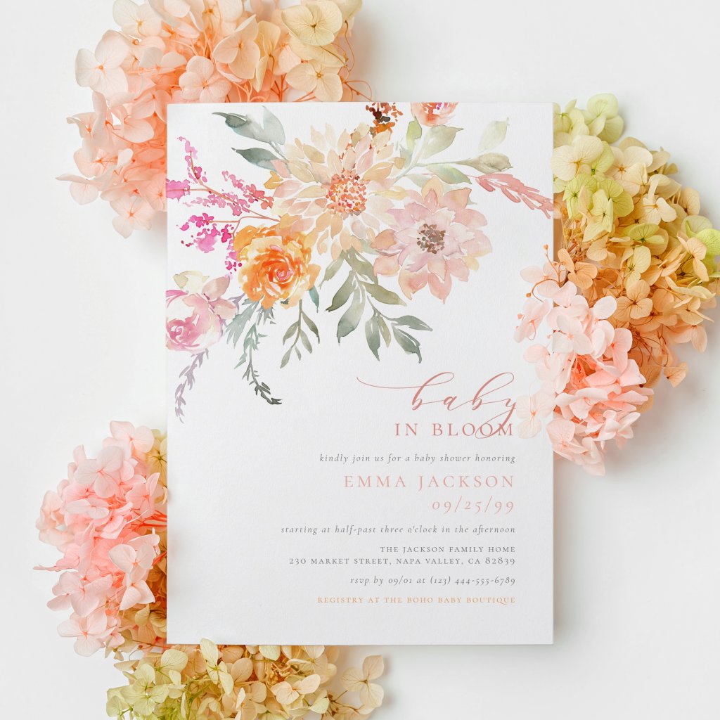 Top 10 Spring Baby Shower Invitations