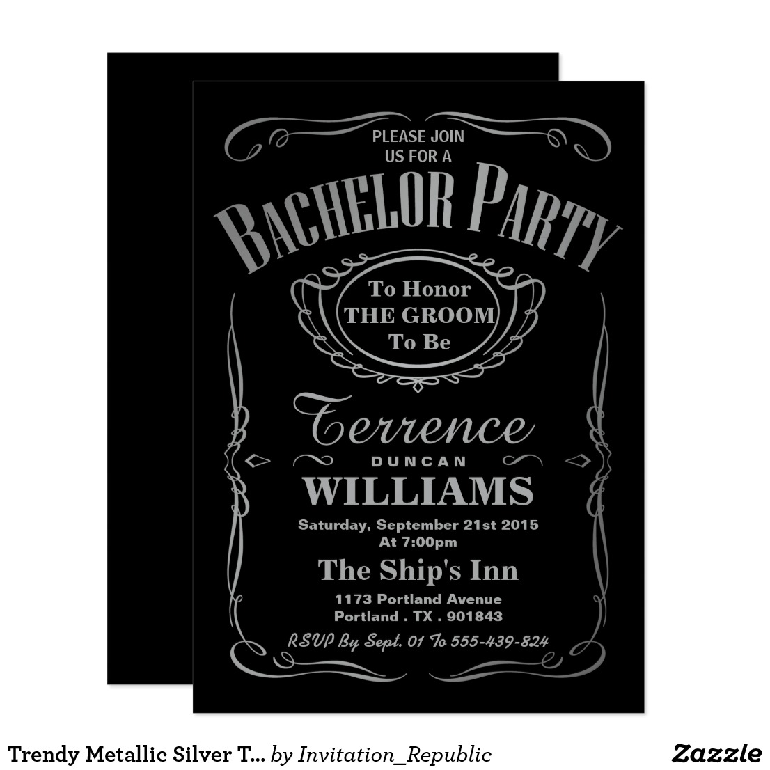 Bachelor Party Invitations 