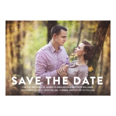 Save The Date Announcement 