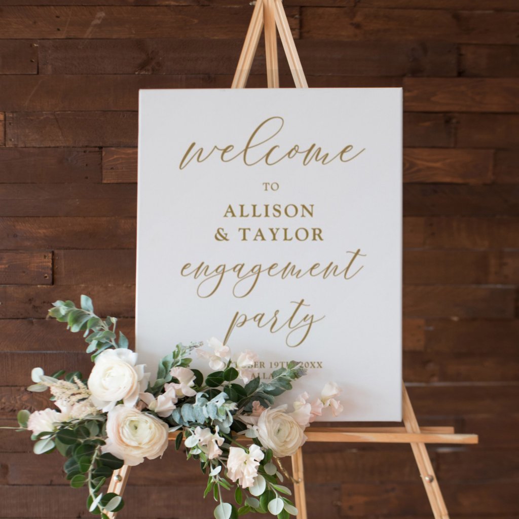 Top 10 Engagement Party Welcome Signs