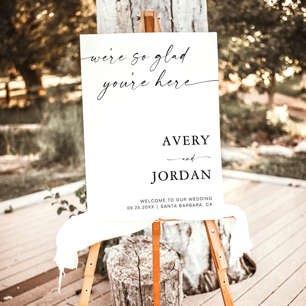  Top 10 Modern Wedding Welcome Signs