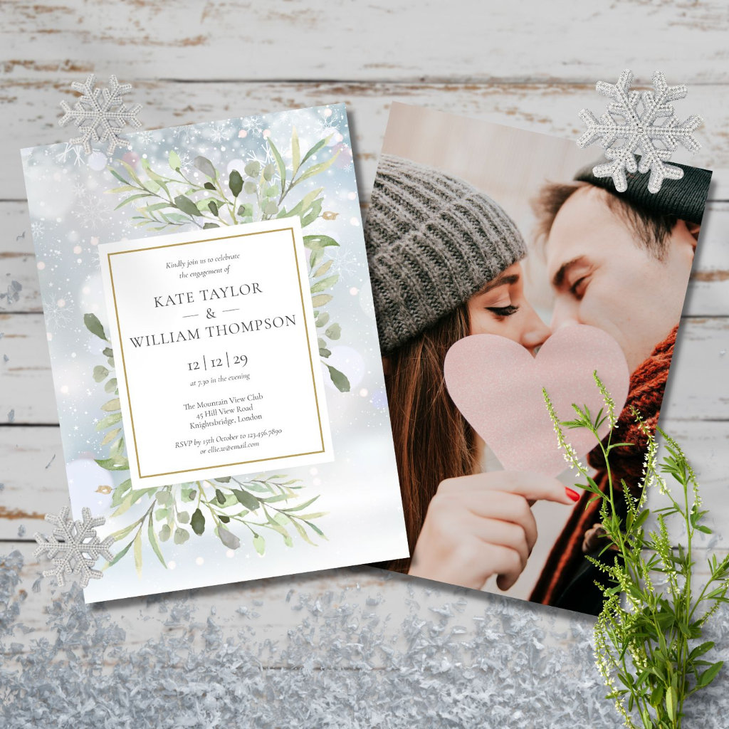  Top 10 Winter Engagement Party Invitations
