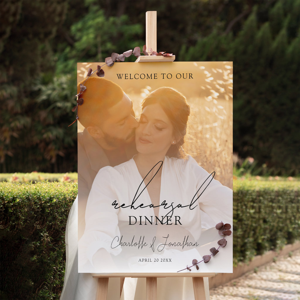  Top 10 Photo Wedding Rehearsal Dinner Welcome Signs