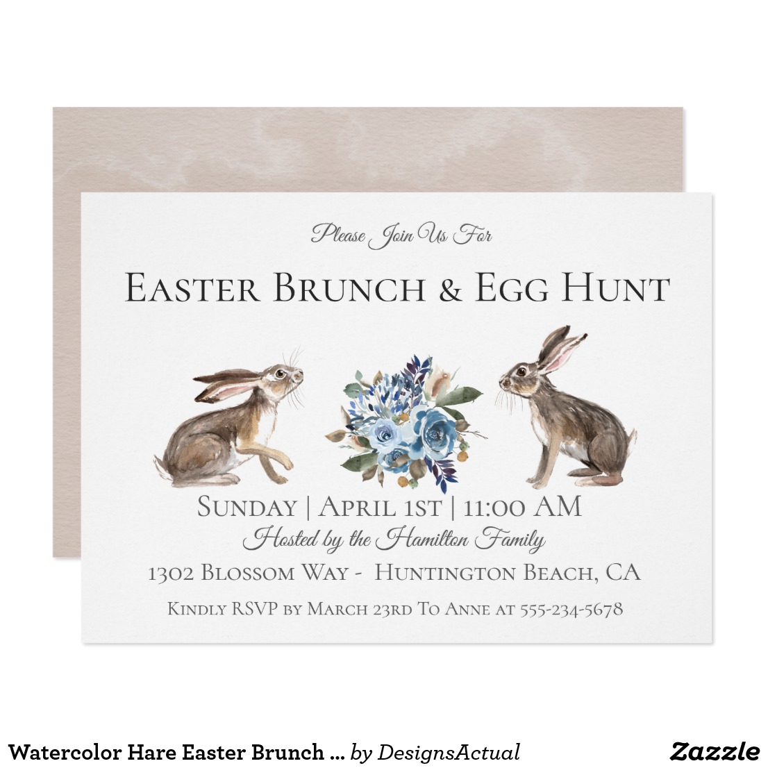 Easter Egg Hunt Party Invitations