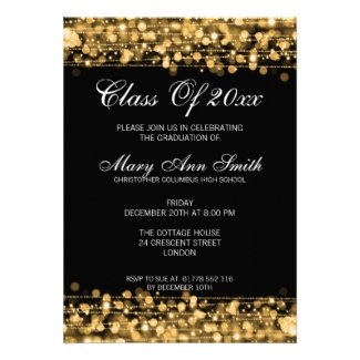 Elegant Graduation Party invitation