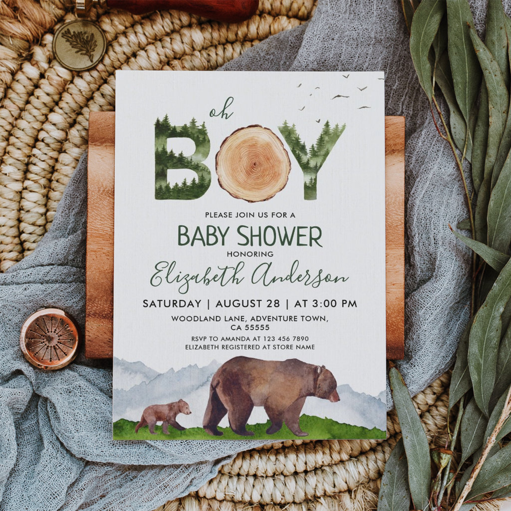 Top 10 Baby Boy Shower Invitations