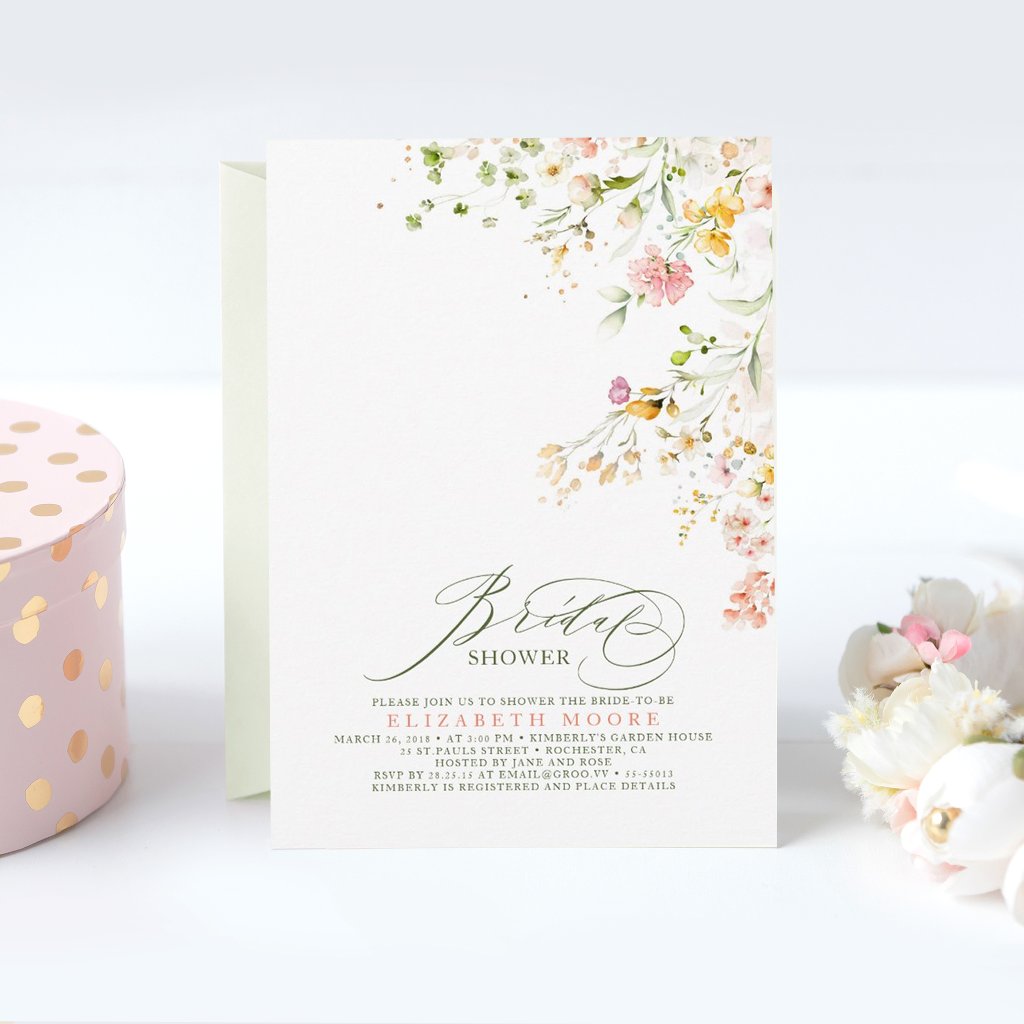 Top 10 Summer Bridal Shower Party Invitations
