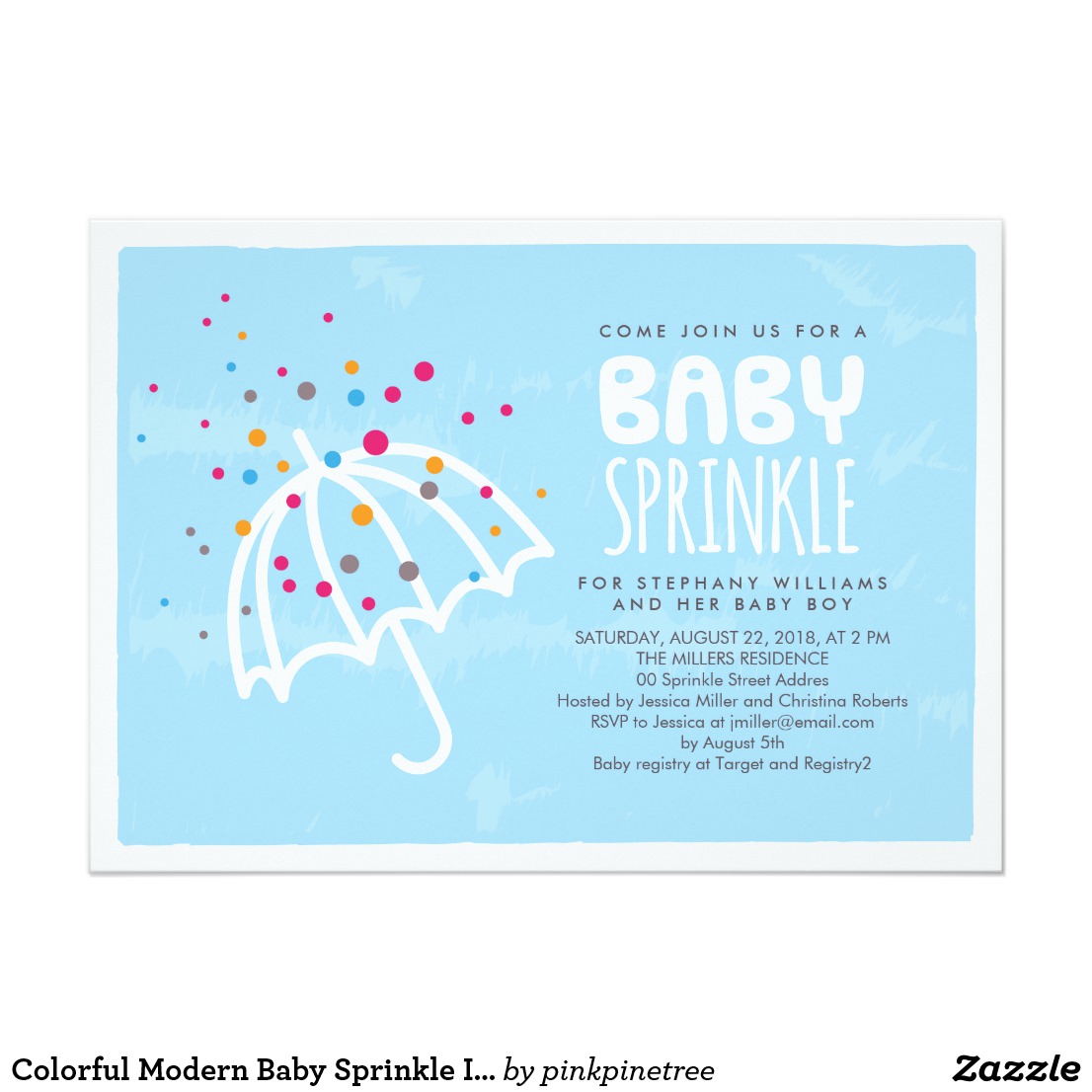 Baby Sprinkle Baby Shower Invitations