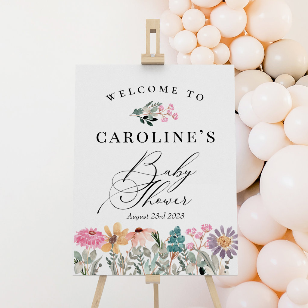 Top 10 Popular Baby Shower Welcome Signs