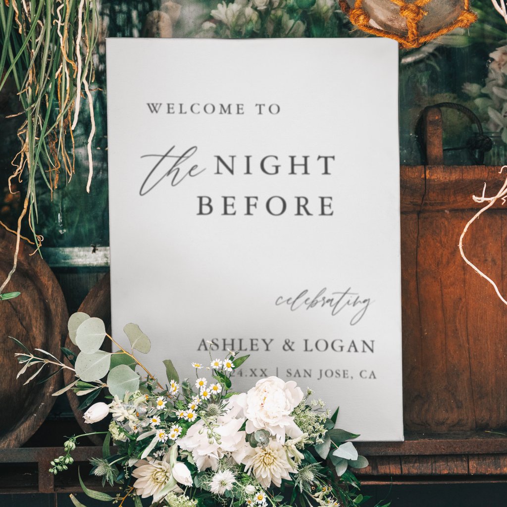 Top 10 Popular Rehearsal Dinner Welcome Signs